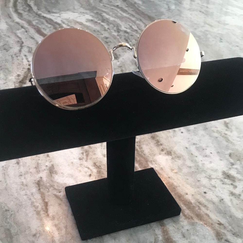 Round Reflective Sunglasses